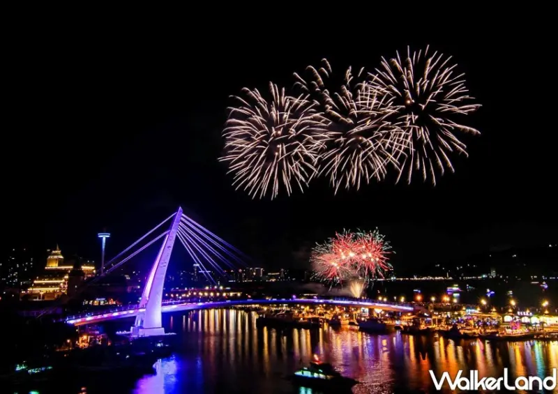2022淡水漁人碼頭煙火秀 / WalkerLand窩客島整理提供 未經許可不可轉載