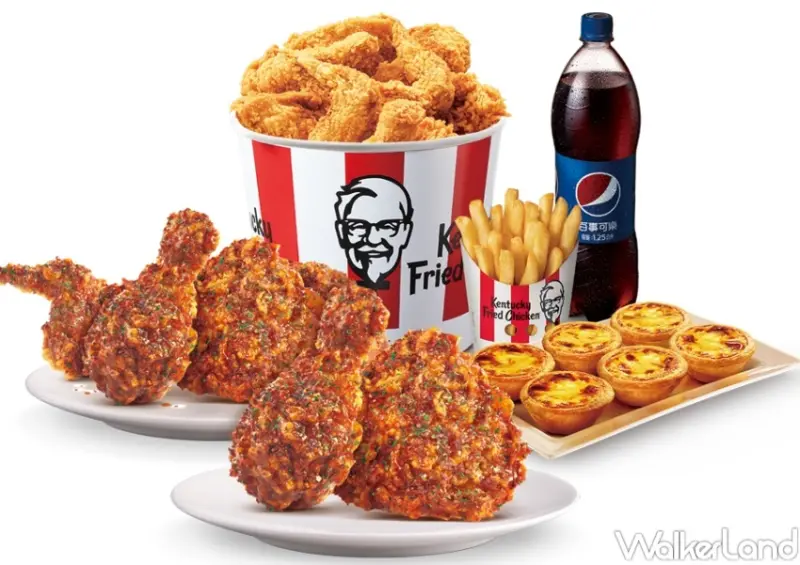 肯德基 中原福氣桶 / WalkerLand窩客島整理提供 未經許可，不得轉載