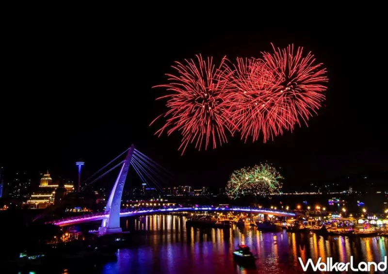 2022淡水漁人碼頭煙火秀 / WalkerLand窩客島整理提供 未經許可不可轉載