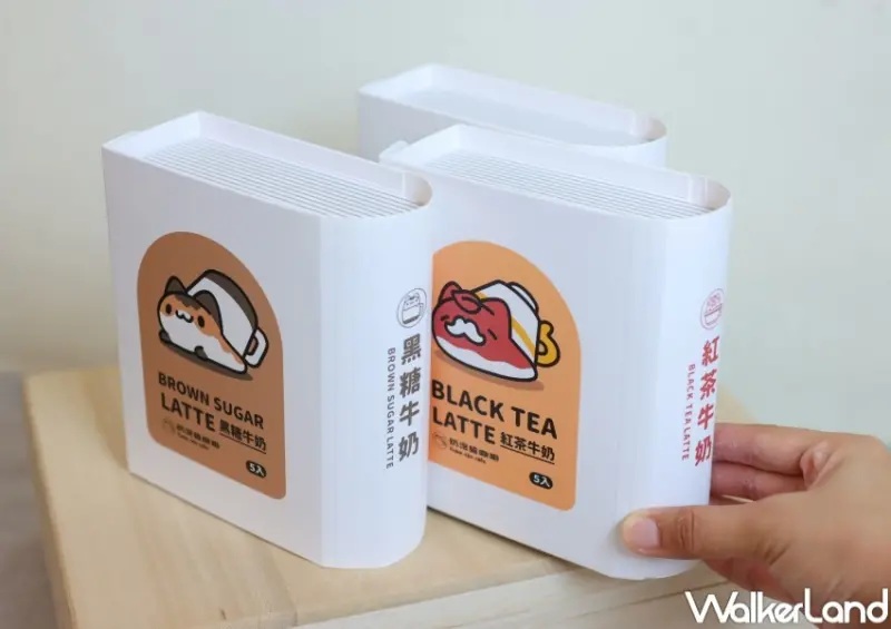 咖波新品系列 奶泡貓沖泡茶 / WalkerLand窩客島提供 未經許可，不得轉載