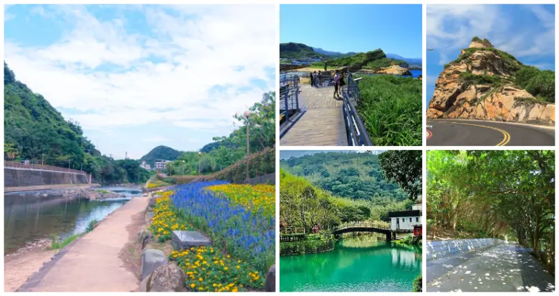 你不知道的萬里美景！新北必訪7個「萬里打卡景點」快踩點，隱密仙境「鏡湖村莊」、花叢滿開「親水步道公園」，一起走入新北最蔚藍角落。