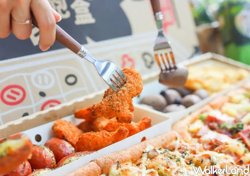 必勝客 一公尺派對巨飽盒 / WalkerLand窩客島提供 未經許可，不得轉載