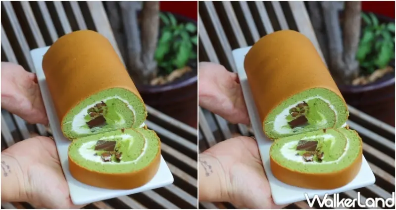 亞尼克 抹茶紅豆羊羹生乳捲 / WalkerLand窩客島提供 未經許可，不得轉載