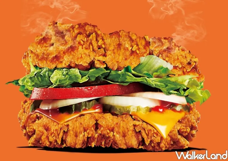 漢堡王無麵包版「四層牛肉堡、雙層辣雞腿堡」 / WalkerLand窩客島整理提供 未經許可不可轉載