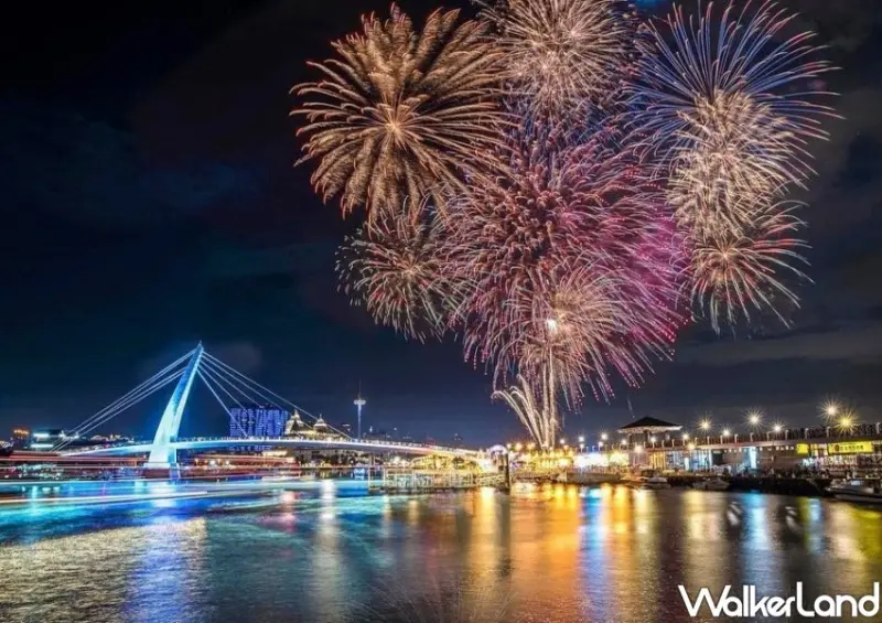 2022淡水漁人碼頭煙火秀 / WalkerLand窩客島整理提供 未經許可不可轉載