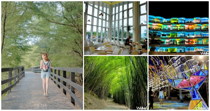 不要再說北海岸鬼屋！全新整修「石門海灣新城」純白海浪建築、絕美光雕狂拍不停，5個「石門景點」順遊新北青春山海線。