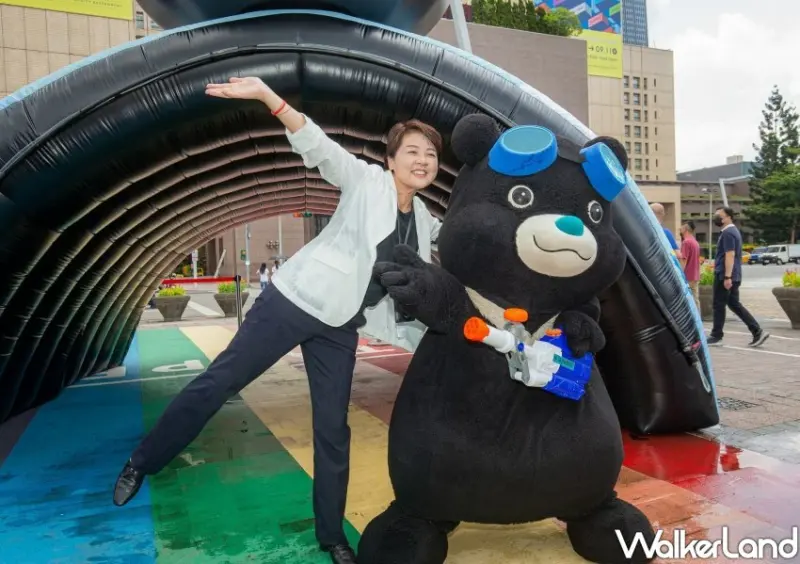 台北河岸童樂會「熊讚水樂園」 / WalkerLand窩客島整理提供 未經許可不可轉載