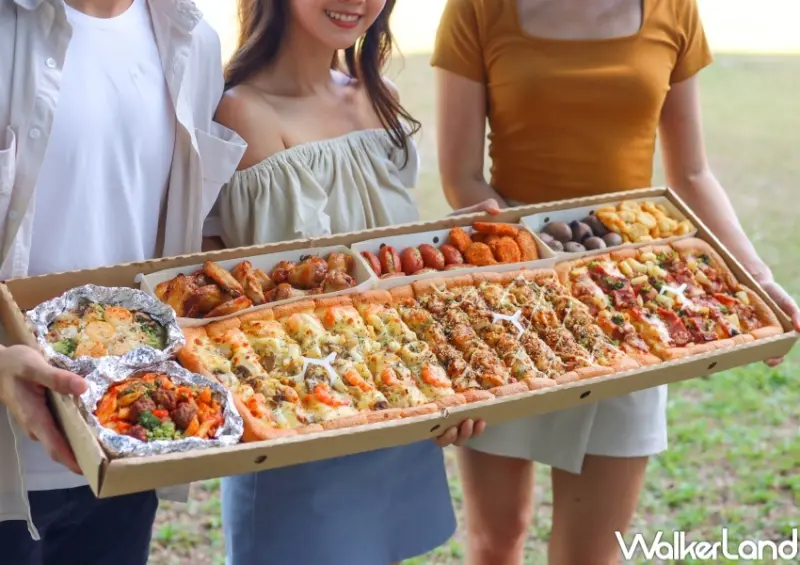 必勝客 一公尺派對巨飽盒 / WalkerLand窩客島提供 未經許可，不得轉載