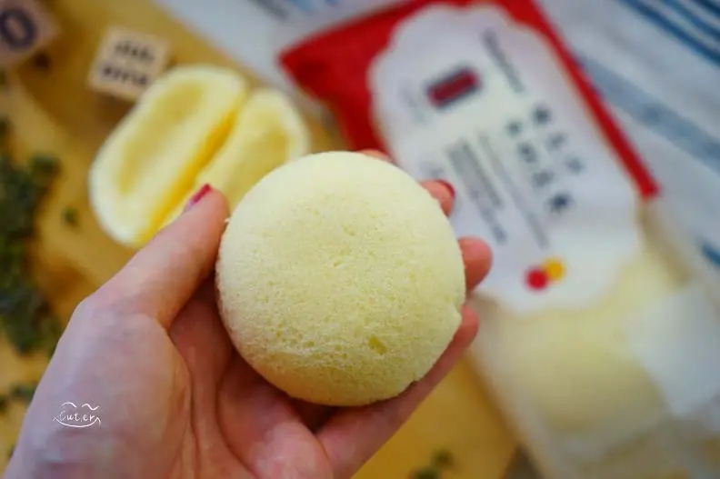 舊振南 全家聯名新品 『綠豆沙牛奶蒸果』蓬鬆柔軟綿密內餡 指定組合優惠＄59！ - Cutier吃飯中 