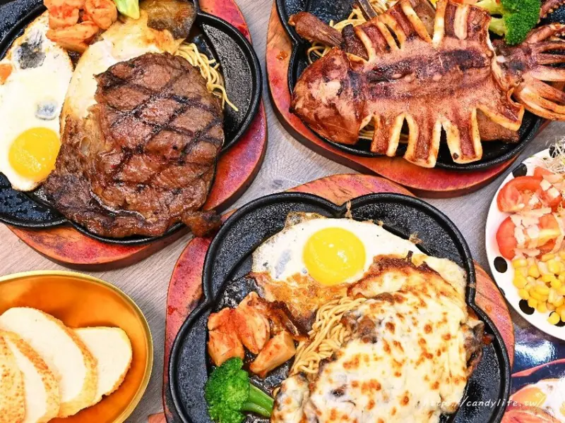 19House炙燒牛排｜古城台南人氣牛排館開上台中，太平區平價聚餐吃到飽，台南擔仔麵、麻辣煲、自助區好豐富～