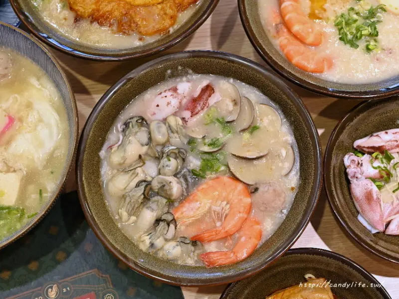 粥大福｜新竹清大排隊文青粥鋪，每日熱銷千碗的雞湯粥，台中霧峰首店開幕啦！內用享老油條、手炒辣菜脯吃到飽！