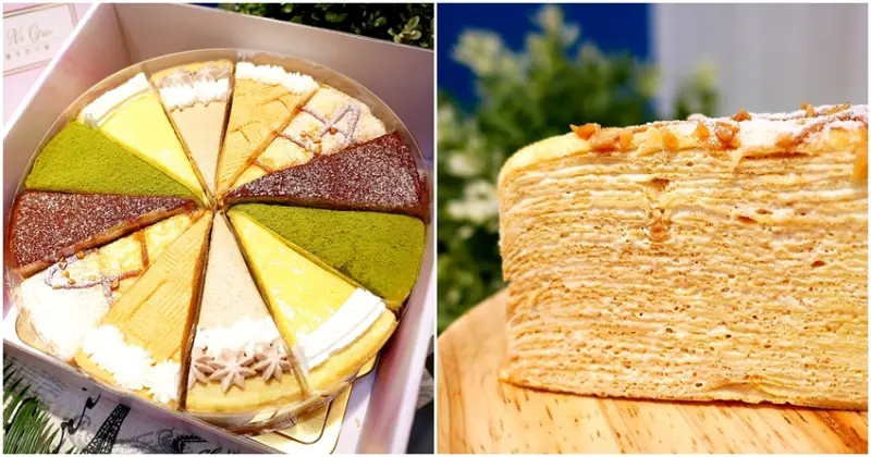台中人氣千層蛋糕，18種口味選擇超豐富，餅皮細緻不會太軟爛，中間的奶油清爽耐吃，茶系列都大推，濃茶控千萬別錯過