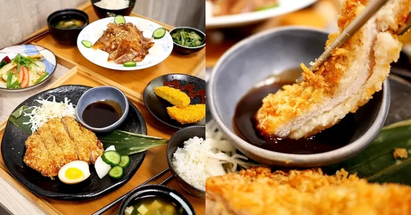 台中平價日式定食，豬排大推一定要吃到，全店最貴只要200塊，老闆甚至推出肉量不減的百元小資套餐，聚餐約會不傷荷包的好選擇