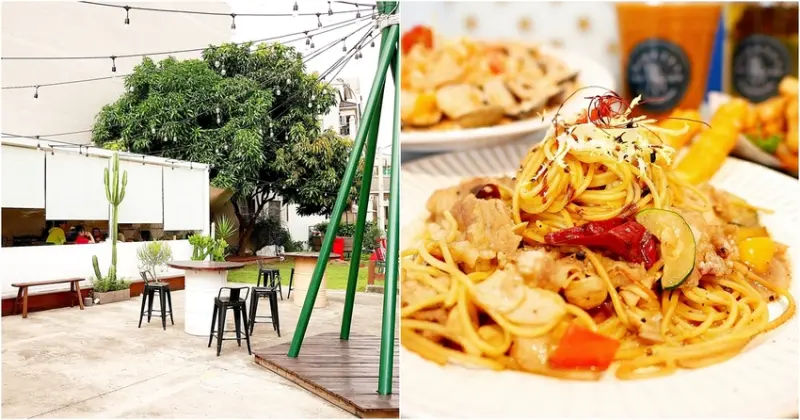 想找毛孩能落地的餐廳不用跑遠，大里這間寵物友善餐廳有草坪讓狗狗奔跑，低消只要100超平價，用餐還不限時，重點是主食到甜點都很有水準