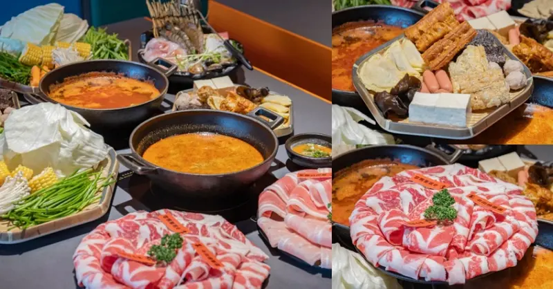 座上嗑個人石鍋，說是飽到天靈蓋一點也不誇張！超滿足大份量主餐，還能享有蔬食、附餐、霜淇淋與飲品吃到飽很超值！