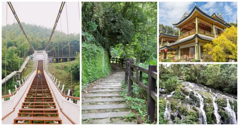 走入步道控的聖地！嘉義必訪7個「梅山打卡景點」快筆記，傾瀉飛瀑「木棧步道」、全台最高「雲梯吊橋」，人氣步道都在梅山齊聚一堂。
