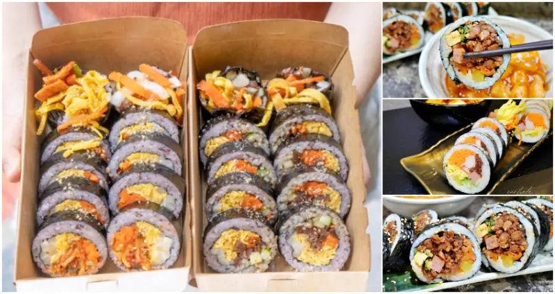 不用飛韓國就能吃！超道地7間「台北韓式飯捲」一次收，禹英禑最愛飽滿內餡、清爽不膩口「韓式紫菜飯捲」台北人排隊吃爆。