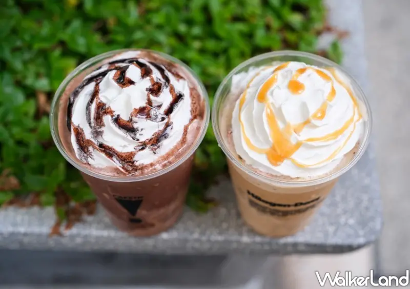 CAFE!N、哈根達斯「黑可可巧克力冰淇淋冰沙、焦糖海鹽咖啡冰淇淋冰沙」 / WalkerLand窩客島整理提供 未經許可不可轉載