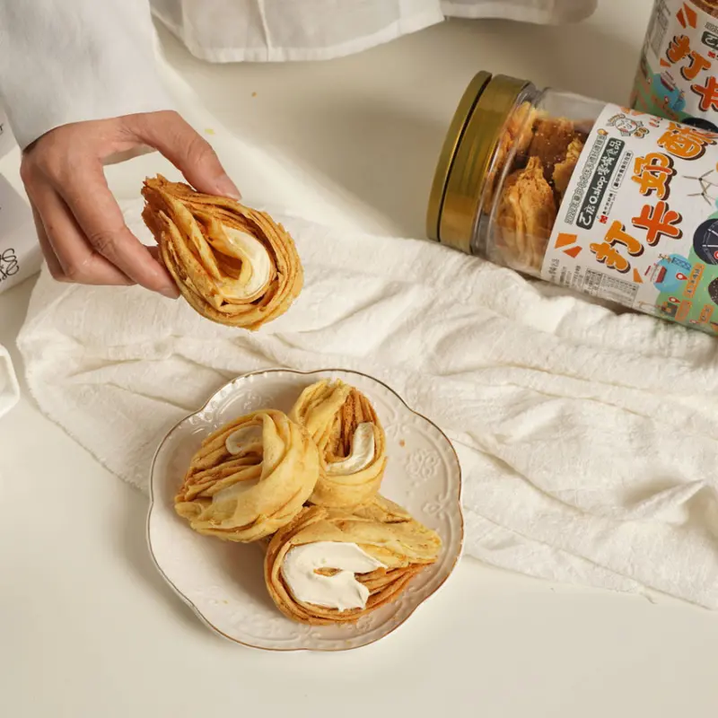 你吃過長這樣的蛋捲嗎？台中海線知名蛋捲伴手禮！