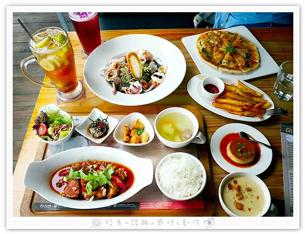 [屏東食記] 走廊倉廚‧屏東貳號倉~壽星贈送披薩！南部聚餐推薦！義大利麵、燉飯、披薩、鍋物、咖啡、手作甜點應有盡有！