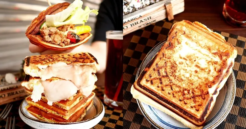 台中不脹氣鬆餅，每款料都給滿滿，咬下大爆漿，手打奶油、檸檬餡跟芋泥直接打趴一大票甜點店-嘉蜜爾鬆餅