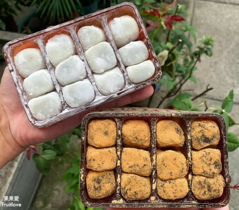 古早味一口小麻糬，冰過更好吃喔！