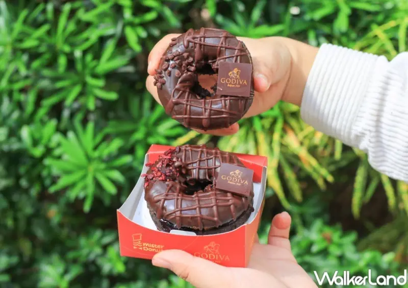 Mister Donut X GODIVA聯名甜甜圈 / WalkerLand窩客島提供 未經許可，不得轉載
