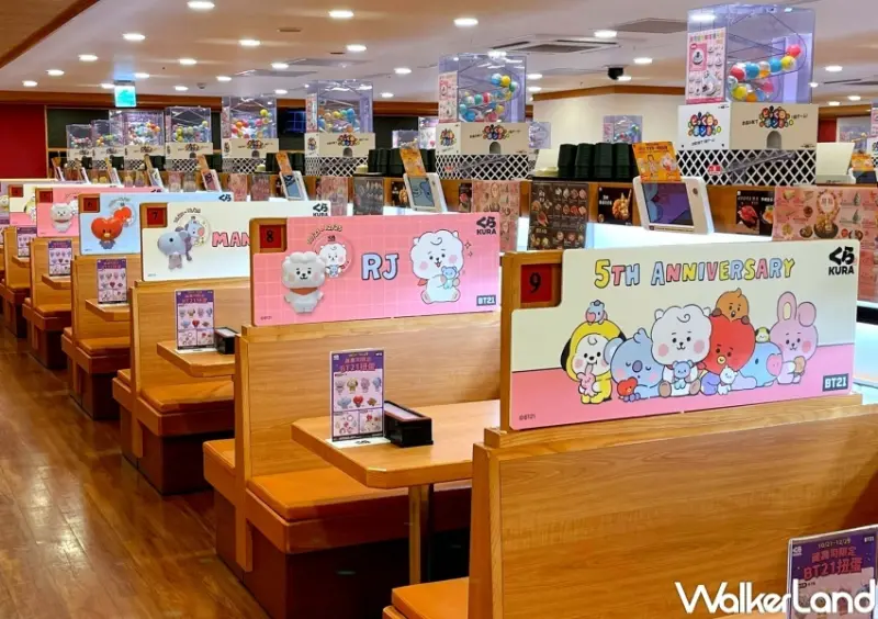 藏壽司 BT21 / WalkerLand窩客島整理提供 未經許可，不得轉載