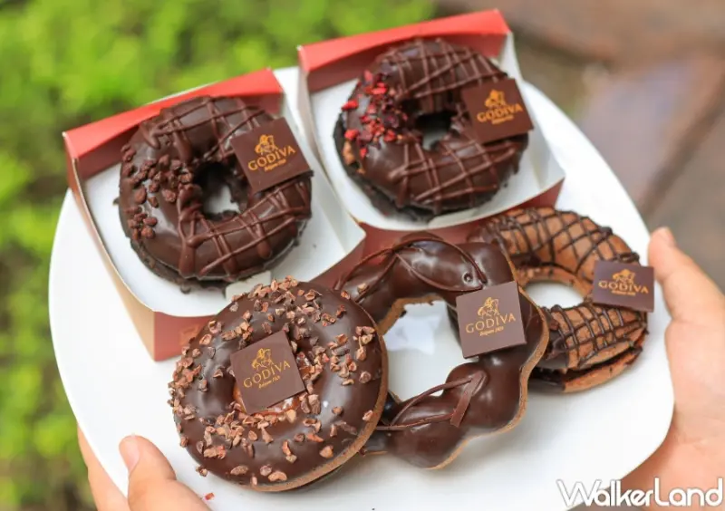 Mister Donut X GODIVA聯名甜甜圈 / WalkerLand窩客島提供 未經許可，不得轉載