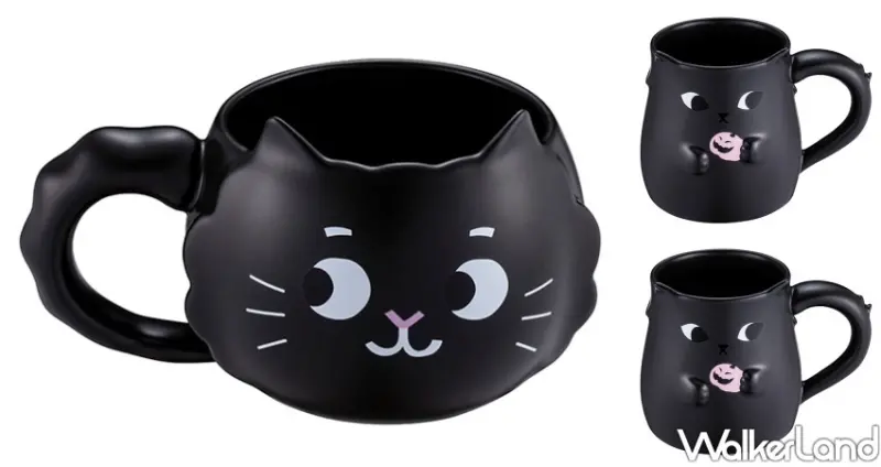 星巴克萬聖節「南瓜派飲品、黑貓馬克杯」 / WalkerLand窩客島整理提供 未經許可不可轉載