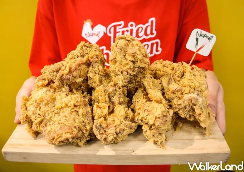 拿坡里炸雞專賣店 1公斤腿排桶優惠 / WalkerLand窩客島整理提供 未經許可，不得轉載