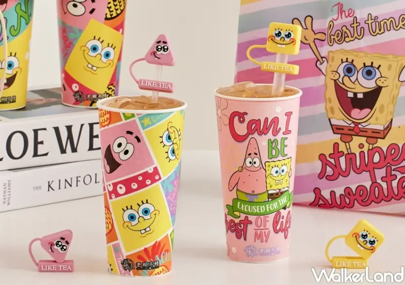 老賴茶棧XSpongeBob海綿寶寶 聯名活動 / WalkerLand窩客島整理提供 未經許可，不得轉載