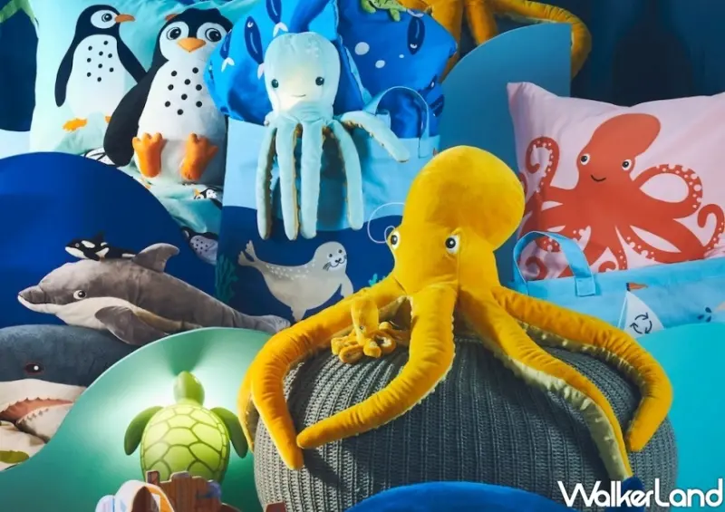 IKEA BLÅVINGAD系列海洋動物系列 / WalkerLand窩客島整理提供 未經許可不可轉載