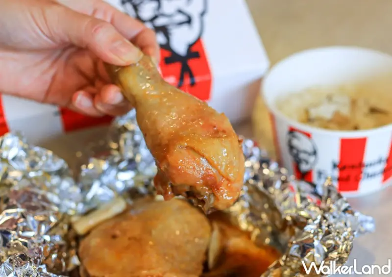 肯德基 台酒麻油紙包雞 / WalkerLand窩客島提供 未經許可，不得轉載