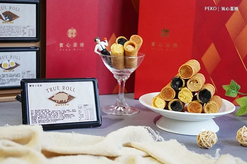 網路爆紅的「魔性蛋捲」開店了~外皮輕薄酥脆、內餡塞好塞滿，現在還有95折優惠哦！