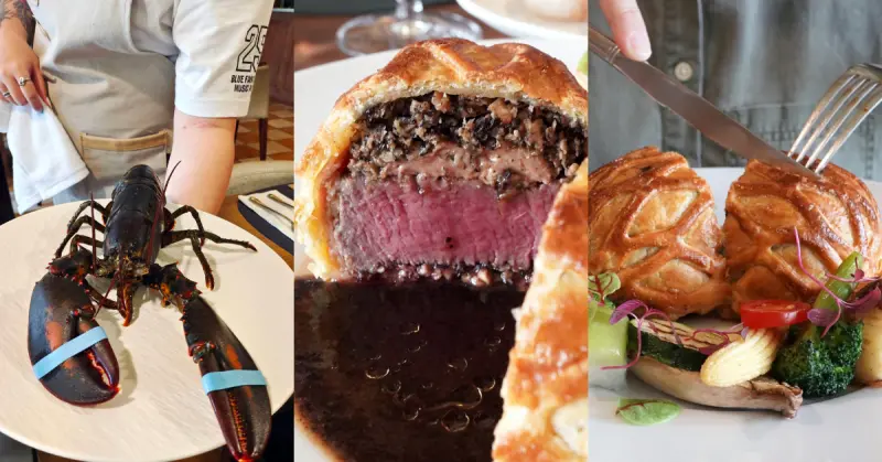 【台南西餐廳】暖心時光 免開瓶費義法餐廳/經典威靈頓牛排.活體波士頓龍蝦/台南排餐推薦