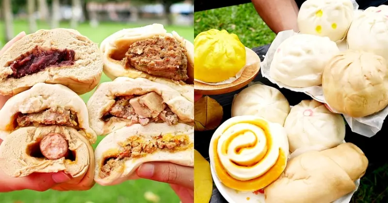 南投以鼎泰豐指定麵粉製作的人氣包子店在台中也吃得到，20多種口味超豐富，光是肉包就多達7種，葷素都有清爽不膩口超耐吃-品包子