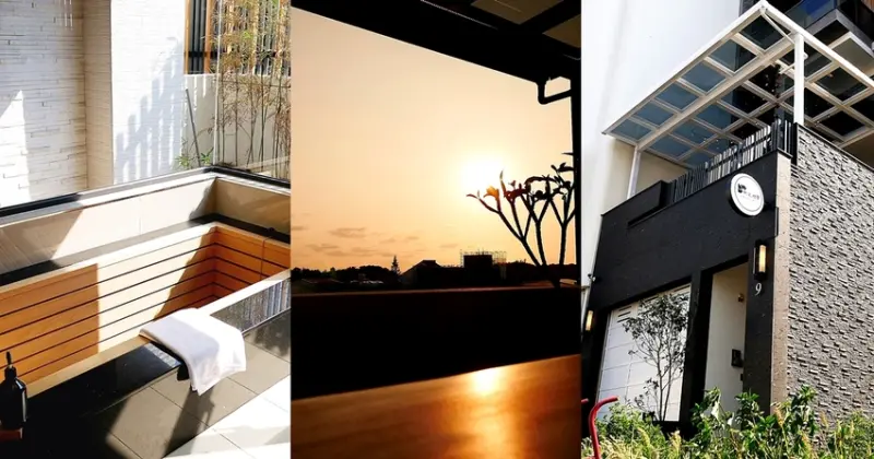 台南安平包棟電梯民宿，提供檜木浴缸、超齊全廚房還有能看夕陽的吧台，更有洗衣烘衣機，是親子、長輩友善住宿環境-衡定理包棟民宿-定言