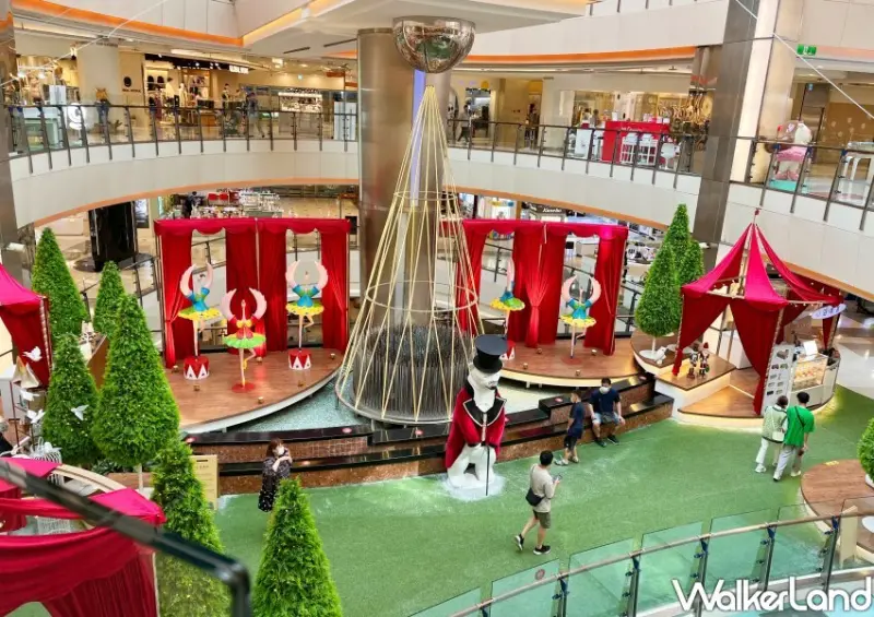 大江購物中心「歡樂聖誕馬戲團」 / WalkerLand窩客島整理提供 未經許可不可轉載