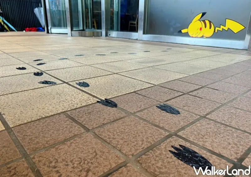 中山站隱藏版「十萬伏特放電皮卡丘、偷睡覺皮卡丘」 / WalkerLand窩客島整理提供 未經許可不可轉載