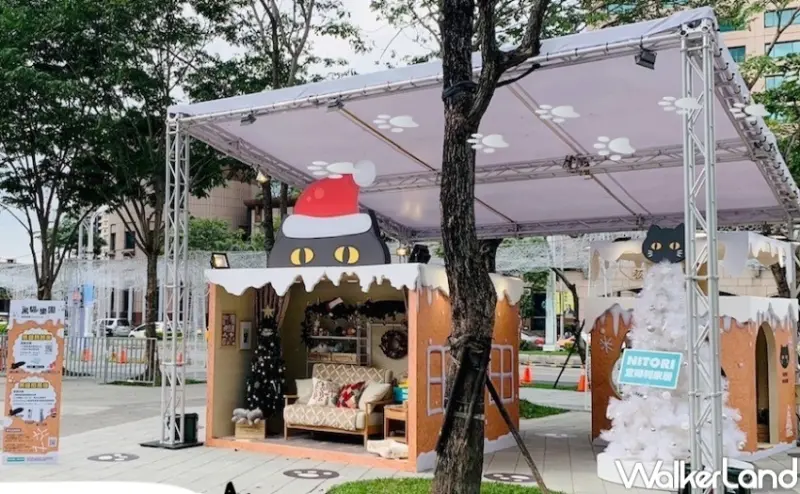 宜得利黑貓樂園 耶誕限定版 / WalkerLand窩客島整理提供 未經許可，不得轉載