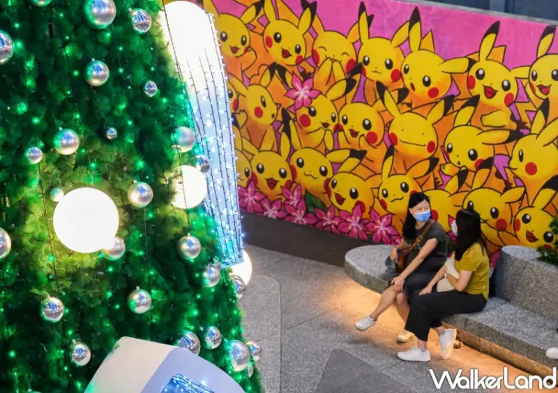 心中山線形公園 聖誕裝置/ WalkerLand窩客島整理提供 未經許可不可轉載