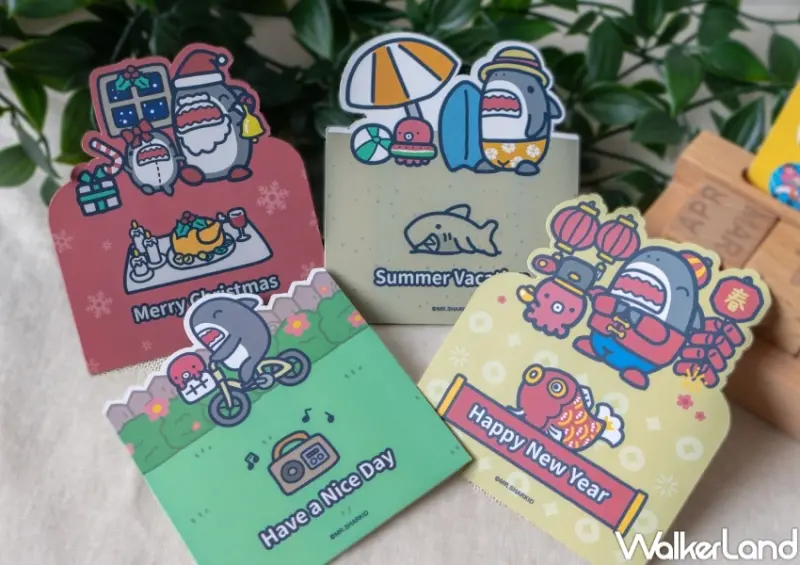 鯊魚先生 木質萬年曆 / WalkerLand窩客島整理提供 未經許可，不得轉載