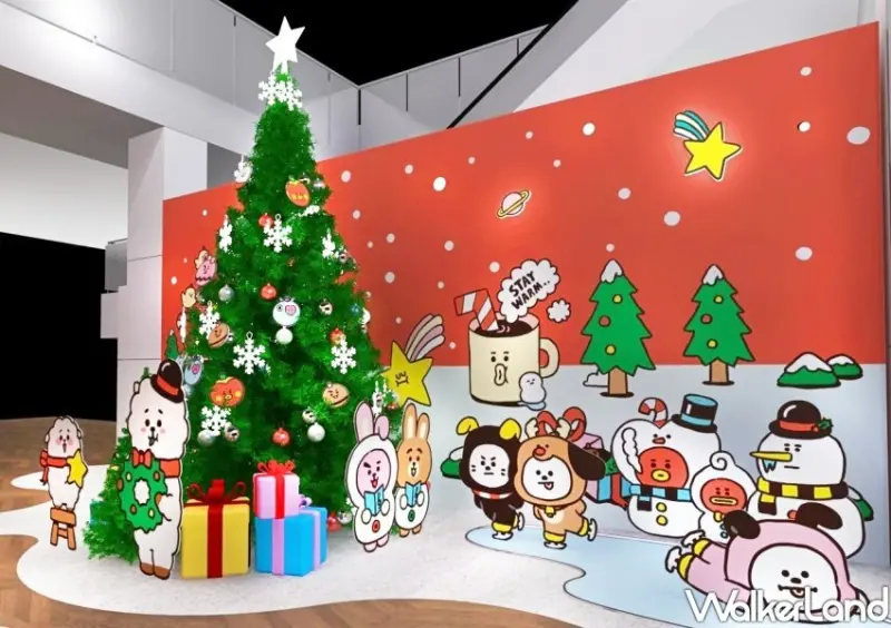 台茂購物中心「BT21宇宙小鎮歡樂冬季趴」 / WalkerLand窩客島整理提供 未經許可不可轉載