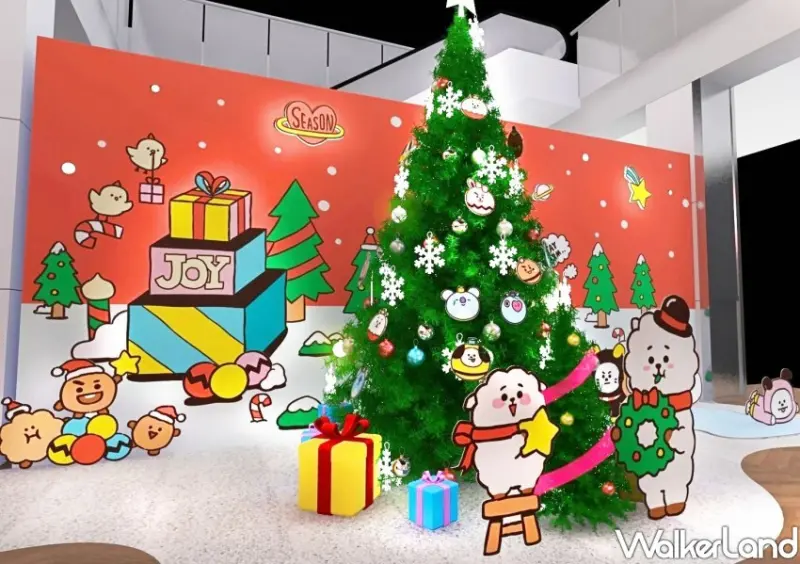 台茂購物中心「BT21宇宙小鎮歡樂冬季趴」 / WalkerLand窩客島整理提供 未經許可不可轉載