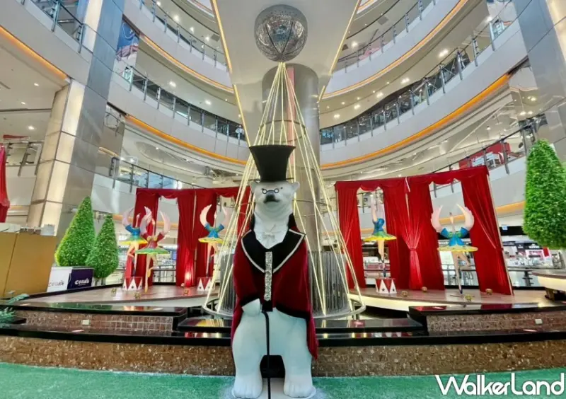 大江購物中心「歡樂聖誕馬戲團」 / WalkerLand窩客島整理提供 未經許可不可轉載