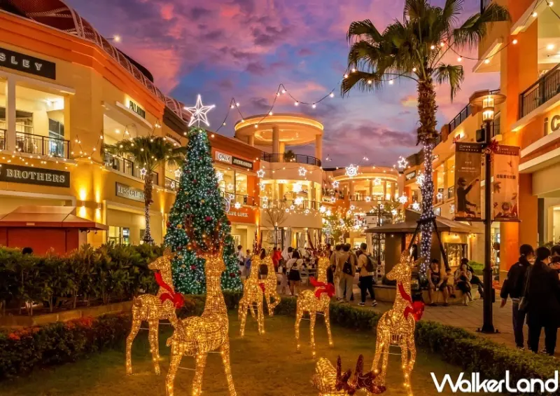 SKM Park Outlets 星光耶誕城 / WalkerLand窩客島整理提供 未經許可，不得轉載