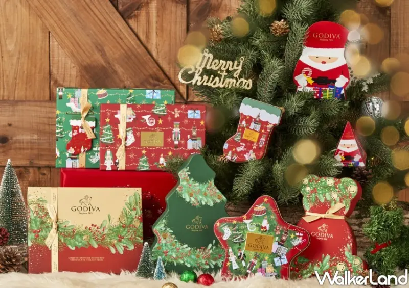 GODIVA聖誕節 / WalkerLand窩客島整理提供 未經許可不可轉載
