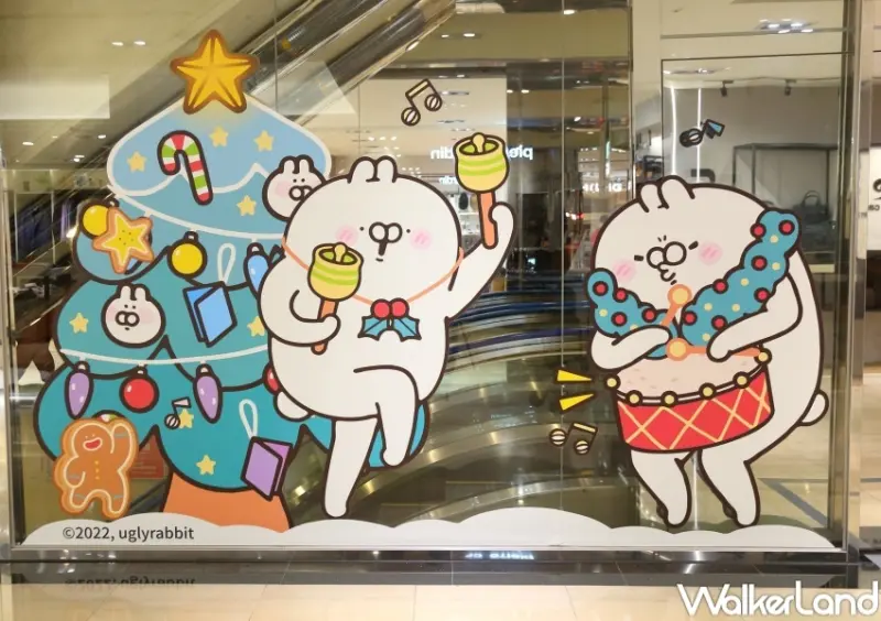 中友百貨 人氣醜白兔 / WalkerLand窩客島整理提供 未經許可，不得轉載