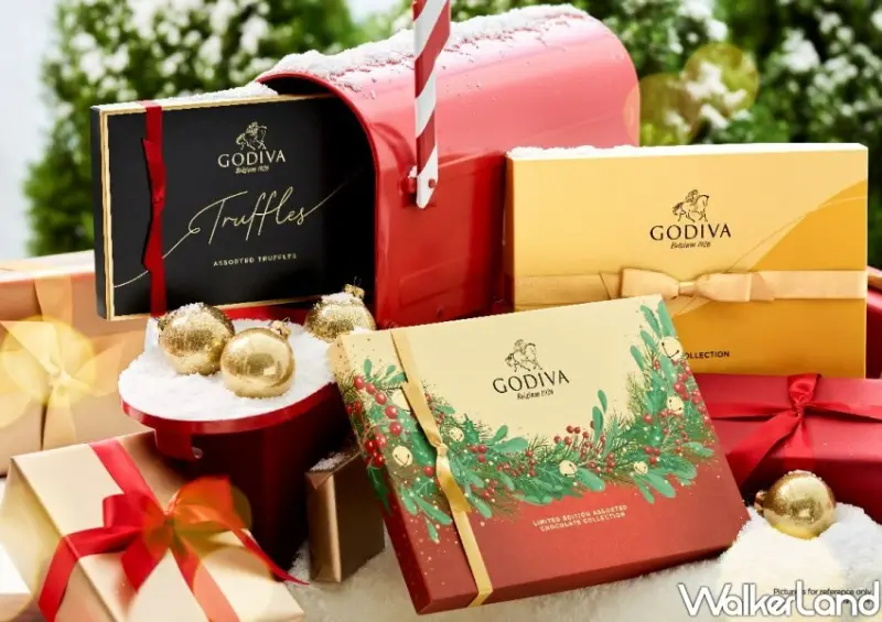 GODIVA聖誕節 / WalkerLand窩客島整理提供 未經許可不可轉載